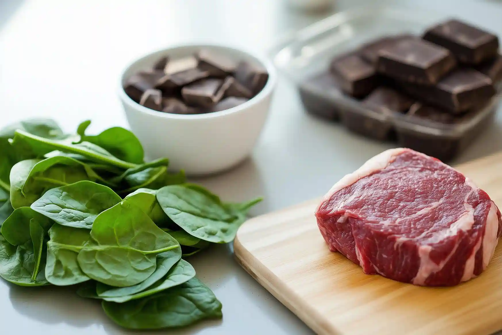 Iron-rich foods for healthy hair