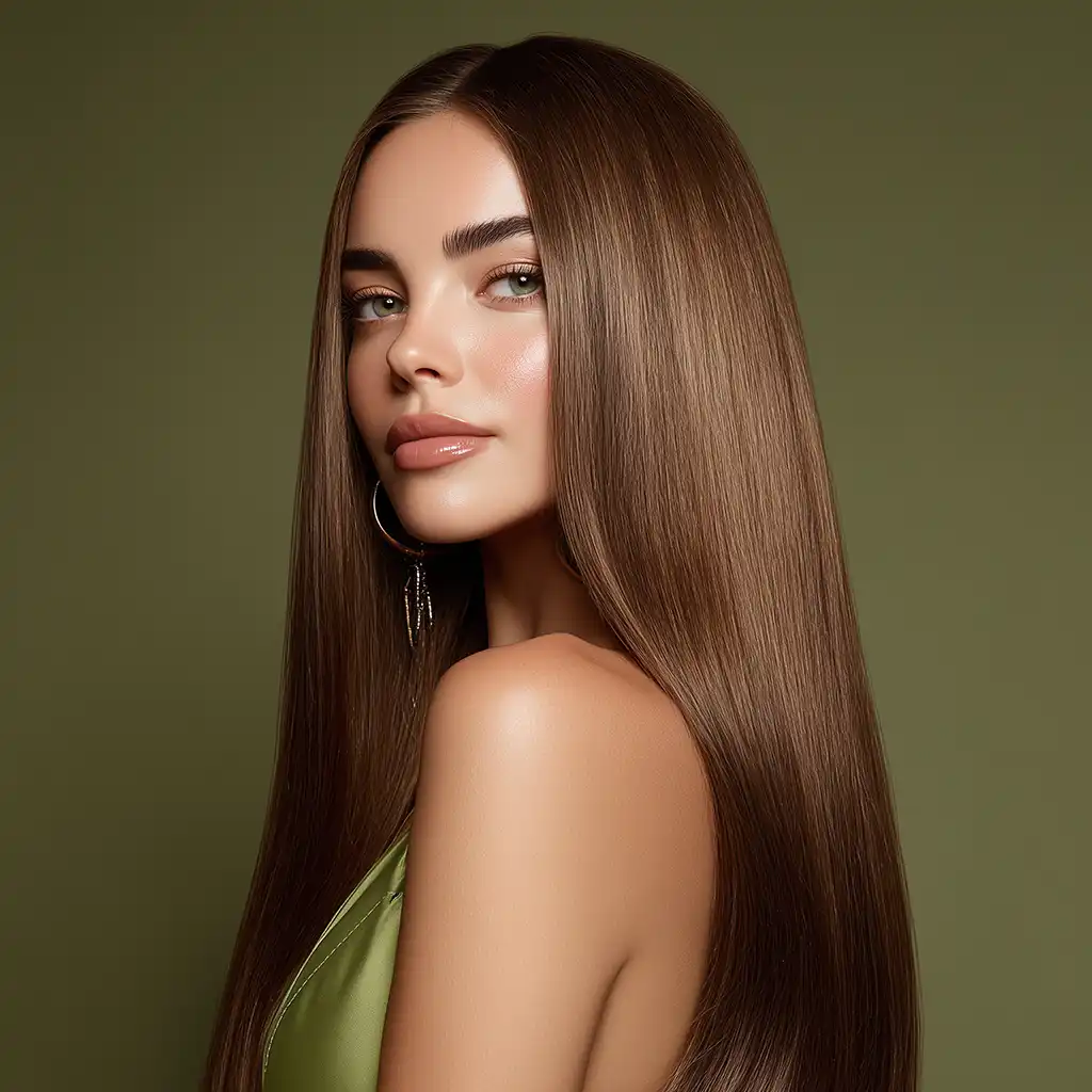 Professional Nanoplasty hair smoothing treatment being applied at ZAYN The Organic Salon St Kilda Melbourne